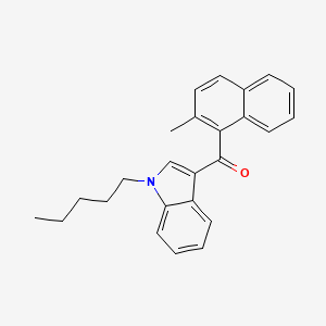 molecular formula C25H25NO B594095 JWH 122 2-methylnaphthyl isomer CAS No. 1427325-69-6