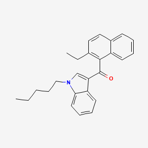 molecular formula C26H27NO B594099 JWH 210 2-ethylnaphthyl isomer CAS No. 1427325-79-8