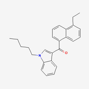 molecular formula C26H27NO B594104 JWH 210 5-ethylnaphthyl isomer CAS No. 1632469-94-3