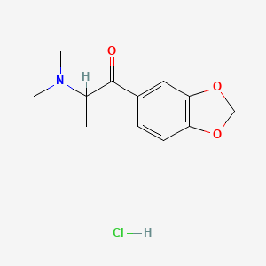 molecular formula C12H16ClNO3 B594125 Dimethylone hydrochloride CAS No. 109367-07-9
