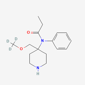 molecular formula C16H24N2O2 B594132 Norsufentanil-d3 CAS No. 1204688-16-3
