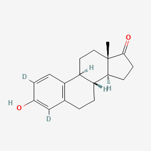 molecular formula C18H22O2 B594136 Estrone-d2 CAS No. 350820-16-5