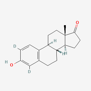 molecular formula C18H22O2 B594136 Estrone-2,4-D2 CAS No. 350820-16-5