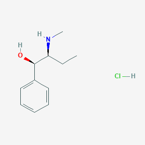 Buphedrone metabolite (hydrochloride) ((+/-)-Ephedrine stereochemistry)