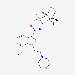 molecular formula C27H39N3O3 B594166 MN-25-2-Methyl derivative CAS No. 501927-29-3