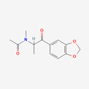 molecular formula C13H15NO4 B594167 N-Acetyl-3,4-MDMC CAS No. 1227293-15-3