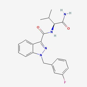 molecular formula C20H21FN4O2 B594169 ab-fubinaca 3-fluorobenzyl isomer CAS No. 1185282-19-2