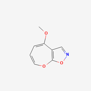 molecular formula C8H7NO3 B594172 4-Methoxyoxepino[3,2-d]isoxazole CAS No. 133708-03-9