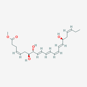 molecular formula C23H34O5 B594181 RvD1-ME CAS No. 937738-63-1