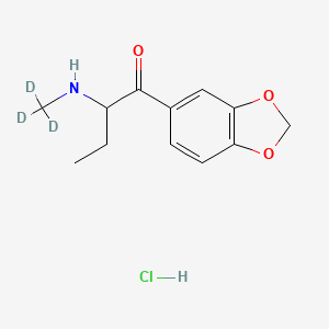 molecular formula C12H16ClNO3 B594184 Butylone-d3 (hydrochloride) CAS No. 1231710-63-6