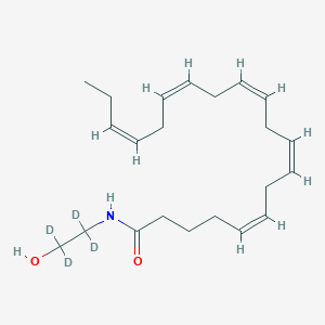 molecular formula C22H35NO2 B594186 Eicosapentaenoyl Ethanolamide-d4 CAS No. 946524-41-0