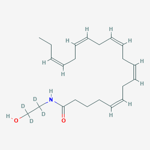 molecular formula C22H31D4NO2 B594186 Eicosapentaenoyl Ethanolamide-d4 CAS No. 946524-41-0