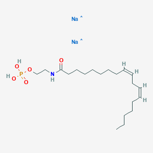 molecular formula C20H38NNa2O5P B594187 phospho-Linoleoyl Ethanolamide CAS No. 419566-71-5