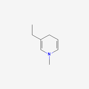 molecular formula C8H13N B594206 3-ethyl-1-methyl-4H-pyridine CAS No. 126159-43-1