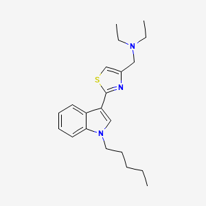 molecular formula C21H29N3S B594211 Pti-1 CAS No. 1400742-46-2