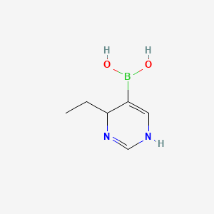 (6-Ethyl-1,6-dihydropyrimidin-5-yl)boronic acid