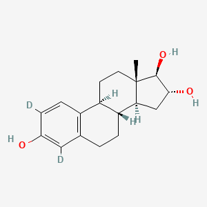molecular formula C18H24O3 B594238 Estriol-d2 CAS No. 53866-32-3