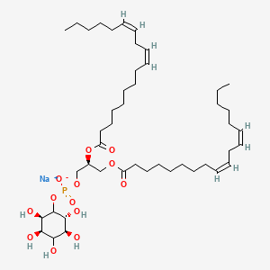 molecular formula C43H78NaO13P B594307 Phosphatidylinositol (Soy) SodiuM CAS No. 383907-36-6