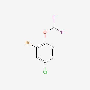 2-Bromo-4-chloro-1-(difluoromethoxy)benzene