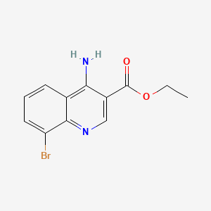 4-Amino-8-bromoquinoline-3-carboxylic acid ethyl ester
