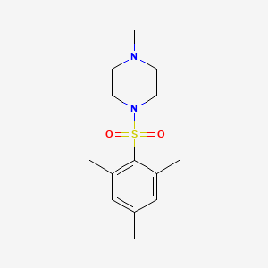 molecular formula C14H22N2O2S B5943439 1-(mesitylsulfonyl)-4-methylpiperazine 