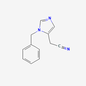 2-(3-Benzylimidazol-4-yl)acetonitrile
