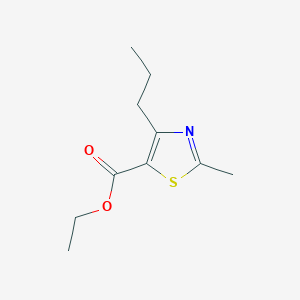 molecular formula C10H15NO2S B5943766 ethyl 2-methyl-4-propyl-1,3-thiazole-5-carboxylate 