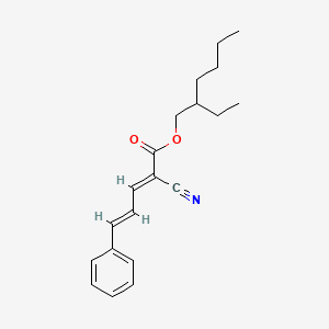 2-Ethylhexyl 2-cyano-5-phenyl-2,4-pentadienoate