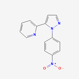 2-(1-(4-nitrophenyl)-1H-pyrazol-5-yl)pyridine