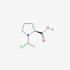 (S)-1-((S)-1-Chloroethyl)pyrrolidine-2-carboxylic acid