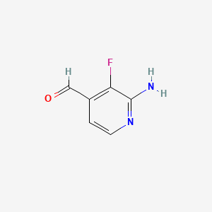 2-Amino-3-fluoroisonicotinaldehyde