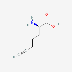 (R)-2-Amino-6-heptynoic acid