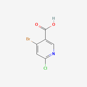 4-Bromo-6-chloronicotinic acid