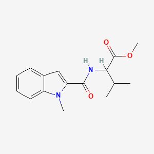 molecular formula C16H20N2O3 B5944027 methyl N-[(1-methyl-1H-indol-2-yl)carbonyl]valinate 