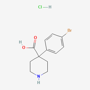 4-(4-Bromophenyl)piperidine-4-carboxylic acid hydrochloride