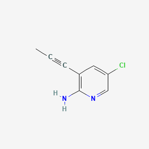 5-Chloro-3-prop-1-ynyl-pyridin-2-ylamine