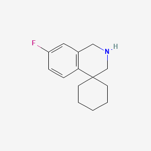 7'-Fluoro-2',3'-dihydro-1'h-spiro[cyclohexane-1,4'-isoquinoline]