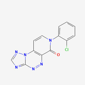 molecular formula C13H7ClN6O B5944404 7-(2-chlorophenyl)pyrido[4,3-e][1,2,4]triazolo[5,1-c][1,2,4]triazin-6(7H)-one 