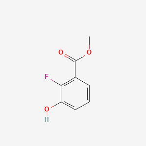 molecular formula C8H7FO3 B594458 Methyl 2-fluoro-3-hydroxybenzoate CAS No. 1214324-64-7