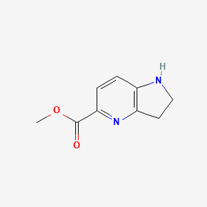 Methyl 2,3-dihydro-1H-pyrrolo[3,2-B]pyridine-5-carboxylate