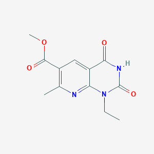 molecular formula C12H13N3O4 B5944778 Methyl 1-ethyl-7-methyl-2,4-dioxopyrido[2,3-d]pyrimidine-6-carboxylate 