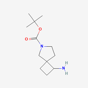 tert-Butyl 1-amino-6-azaspiro[3.4]octane-6-carboxylate
