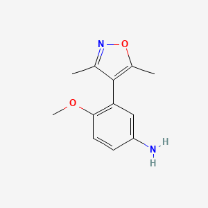 [3-(3,5-Dimethyl-4-isoxazolyl)-4-(methyloxy)phenyl]amine