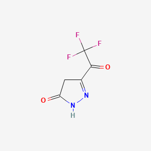 3-(2,2,2-trifluoroacetyl)-1H-pyrazol-5(4H)-one