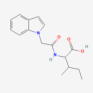 molecular formula C16H20N2O3 B5944932 N-(1H-indol-1-ylacetyl)isoleucine 