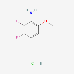 molecular formula C7H8ClF2NO B594494 2,3-Difluoro-6-methoxyaniline hydrochloride CAS No. 1332581-65-3
