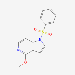 1-(Phenylsulfonyl)-4-methoxy-5-azaindole