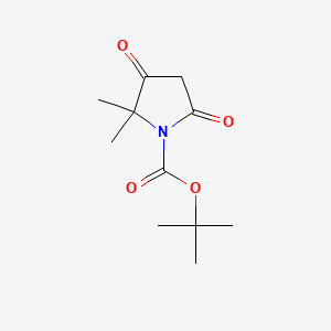 tert-Butyl 2,2-dimethyl-3,5-dioxopyrrolidine-1-carboxylate