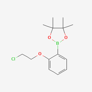 2-(2-(2-Chloroethoxy)phenyl)-4,4,5,5-tetramethyl-1,3,2-dioxaborolane