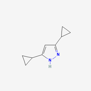 3,5-dicyclopropyl-1H-pyrazole